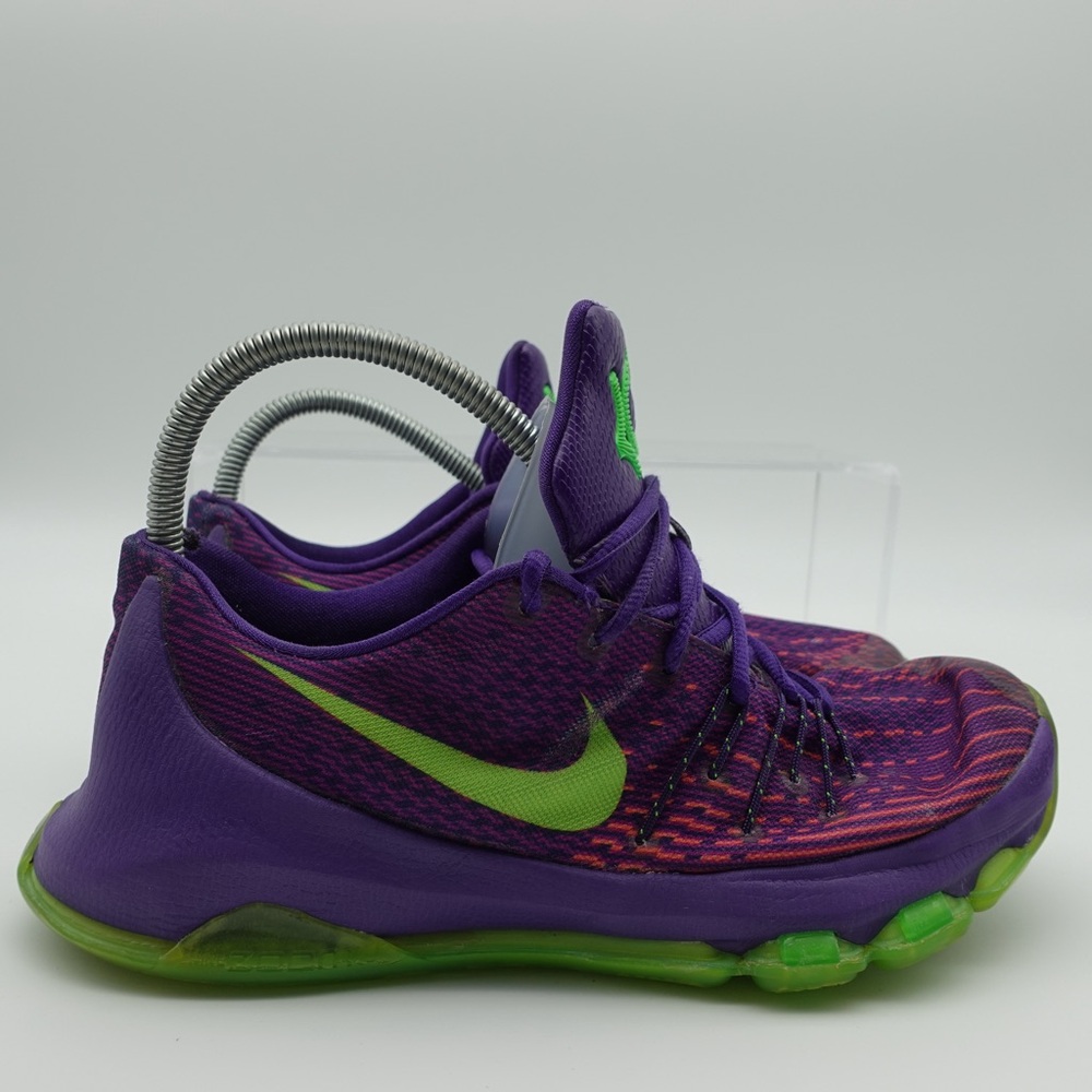 Nike KD 8 Suit Boys Size 7 Y Shoes Purple Basketball Sneakers Training Athletic